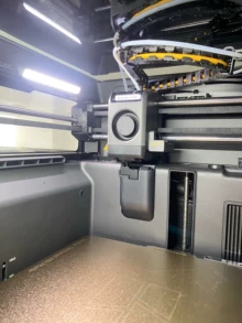 The Bambu Lab X2D 3D printer is almost new in color, clean i - Real-life photo