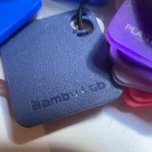 3D printer filament color chart - Photo of the actual product