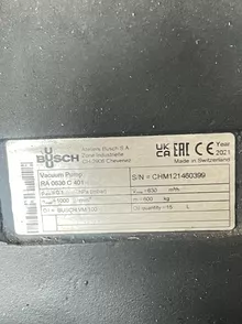 industrial vacuum pump - Photo of the actual product