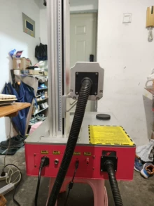 Used 30W laser marking machine Fiber laser metal engraving m - Actual photo