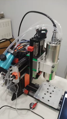 CNC machine with display - Photo of the actual product