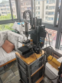 Brand new cast iron mini desktop CNC, Aishang 1812 cast iron - Photo taken in person