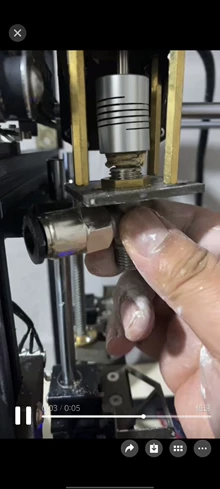 gypsum 3D printing extruder - Photo of the actual product