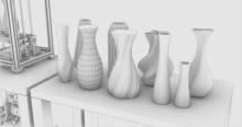 high speed clay printing - Photo of the actual product