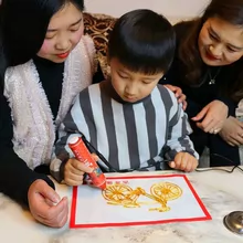 Two sets of 3D printing three-dimensional painting children' - Photo taken in person
