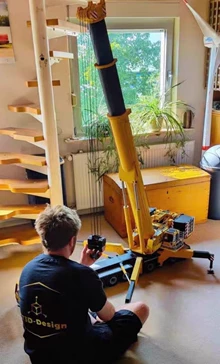 RC construction vehicle - Photo of the actual product
