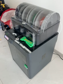 luminous green PETG filament - Photo of the actual product