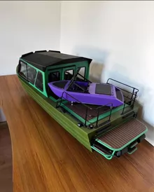 3D printed jet drive boat - Photo of the actual product