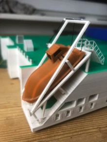 RC boat 3D print file - Photo of the actual product